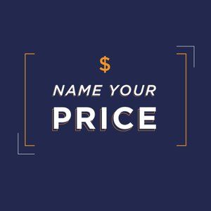 Choose your own prices!